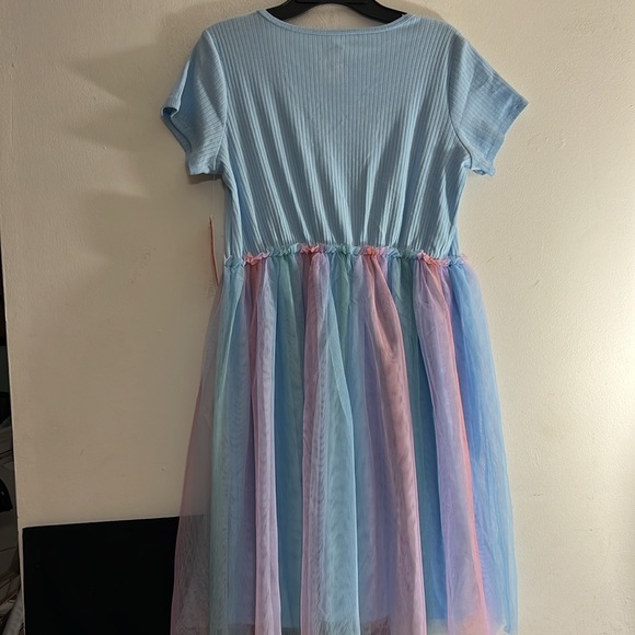 NEW Wonder Nation Girls Short Sleeve Tutu Dress, Size 14 - Picture 4 of 7